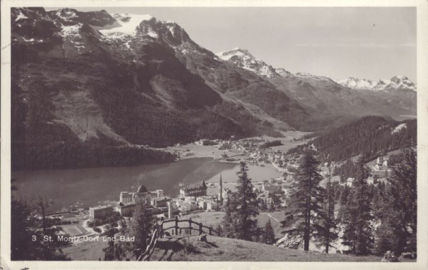 St.Moritz Dorf und Bad