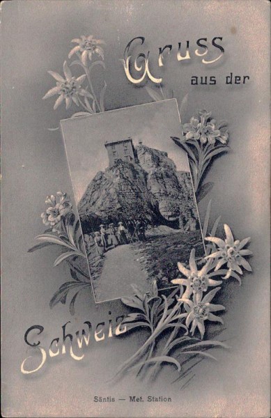 Säntis, Met. Station Vorderseite
