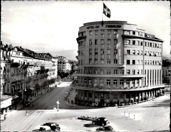 Fribourg, Perolle et Hotel de Fribourg Vorderseite