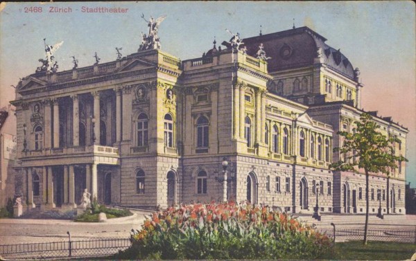 Zürich, Stadttheater Vorderseite