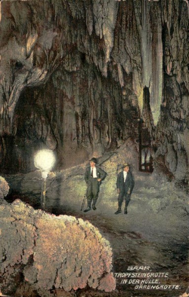 Baar, Tropfsteingrotte in der Hölle, Bärengrotte Vorderseite