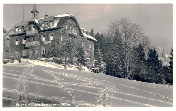 Flums, Kurhaus Tannenheim Vorderseite