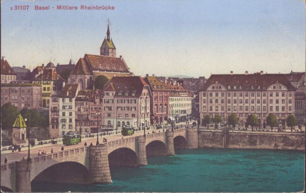 Basel, mittlere Rheinbrücke