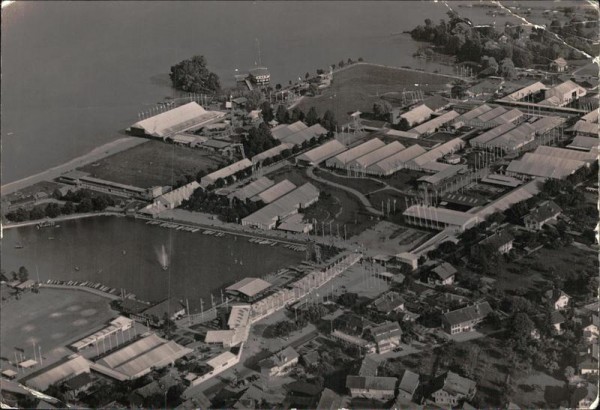 Thun, Strandbad und Kaba 1949 Vorderseite