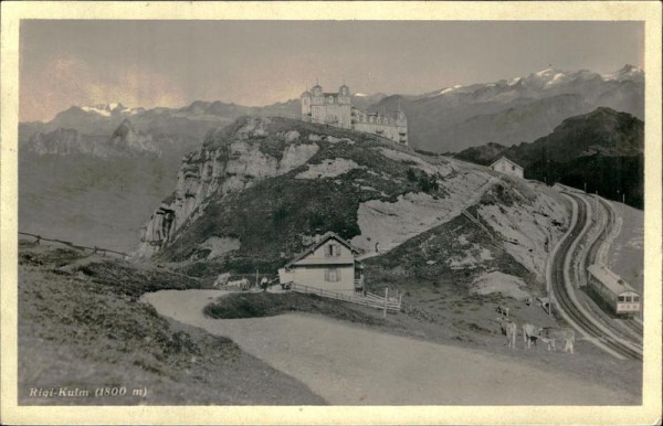Rigi-Kulm (1800 m) Vorderseite