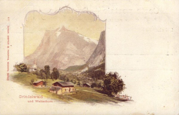 Grindelwald und Wetterhorn