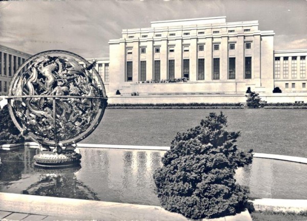 Genève. Palais des Nations Vorderseite