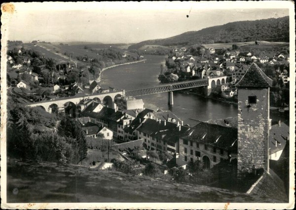 Rhein mit Schaffhausen Vorderseite