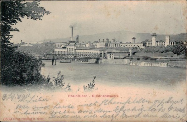 Rheinfelden - Elektrizitätswerk Vorderseite