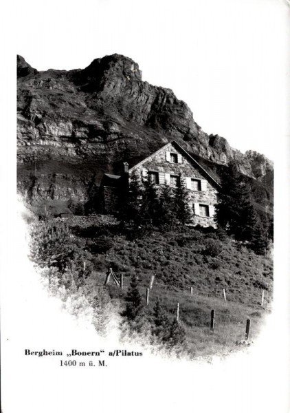 Bergheim "Bonern" am Pilatus Vorderseite