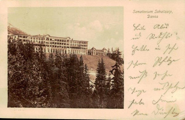 Sanatorium Schatzalp, Davos Vorderseite