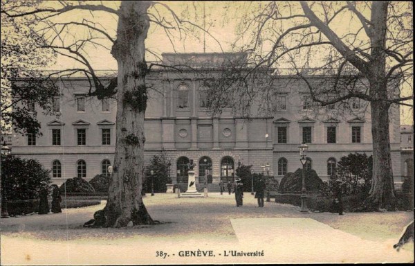 Genève - L`Universté Vorderseite