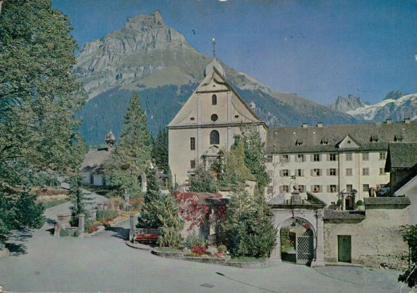 Kloster Engelberg mit Hahnen und Spannörter Vorderseite