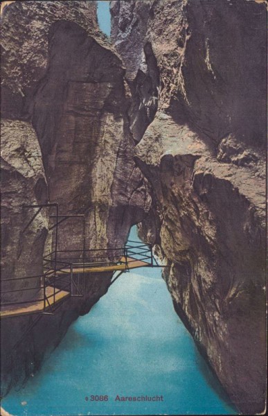 Aareschlucht. 1920