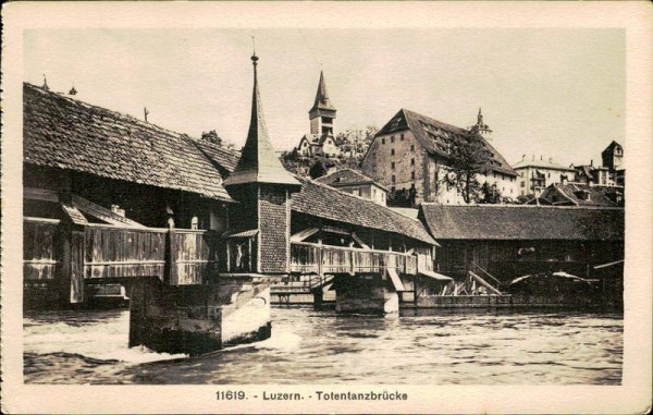 Luzern - Totentanzbrücke Vorderseite