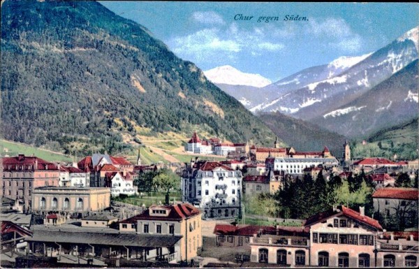 Chur gegen Süden. Vorderseite
