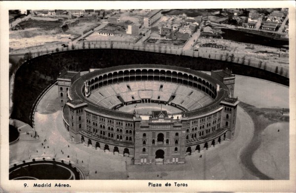 Plaza de Toros, Madrid Aéreo