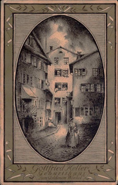 Gottfried Keller, Geburtshaus Vorderseite