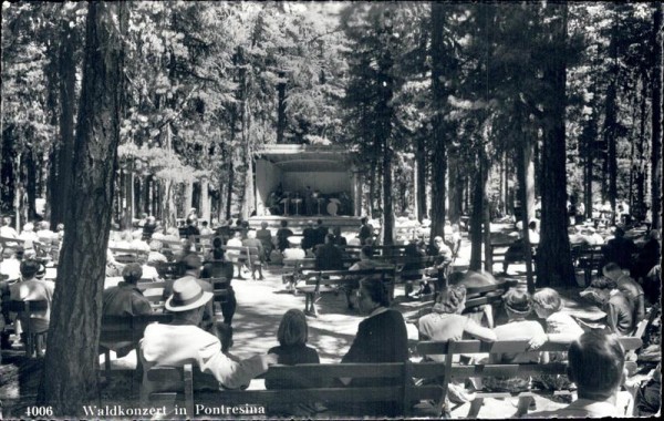 Waldkonzert in Pontresina Vorderseite