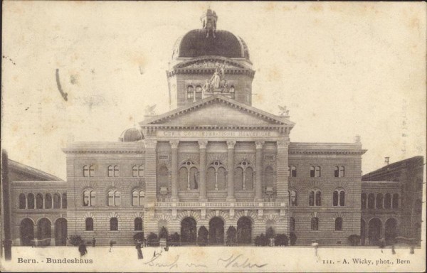 Bern - Bundeshaus Vorderseite