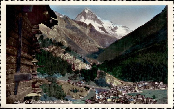 Val Hérens, Evolène, Les Haudères Vorderseite