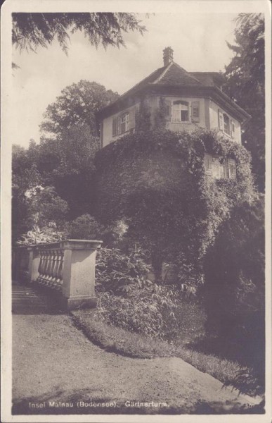 Insel Mainau, Gärtnerturm Vorderseite