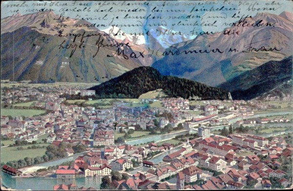 Interlaken, GV des Typographenbundes 1912 Vorderseite