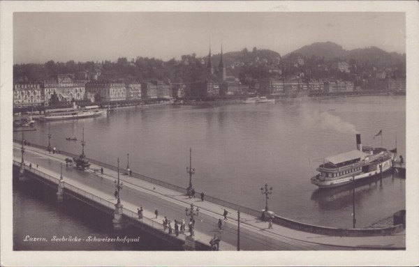 Luzern, Seebrücke Vorderseite