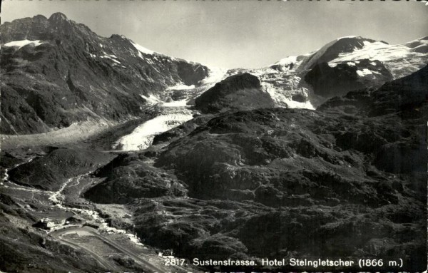 Hotel Steingletscher, Sustenstrasse Vorderseite