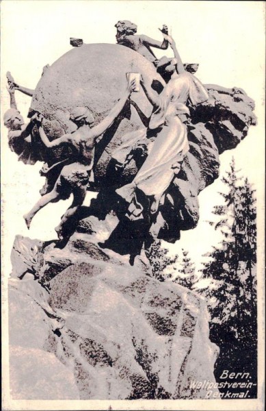 Bern, Weltpostdenkmal Vorderseite