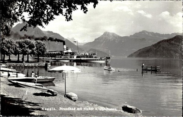 Weggis, Strandbad Vorderseite