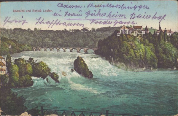 Rheinfall und Schloss Laufen