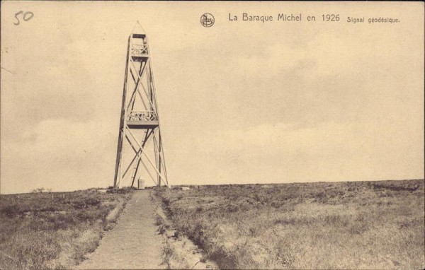 La Baraque Michel en 1926 Vorderseite