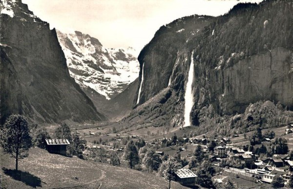 Lauterbrunnen. Staubbach. 1943 Vorderseite