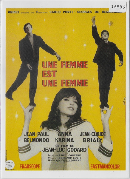 Une Femme Est Une Femme de Jean-Luc Godard 1961 - Jean-Paul Belmondo