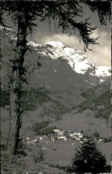 Leukerbad mit Balmhorn Vorderseite