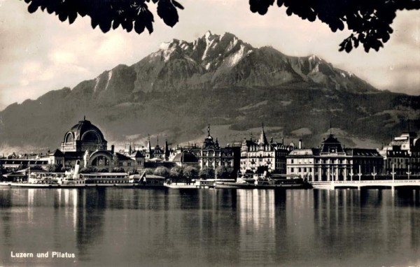 Luzern und Pilatus. 1948 Vorderseite