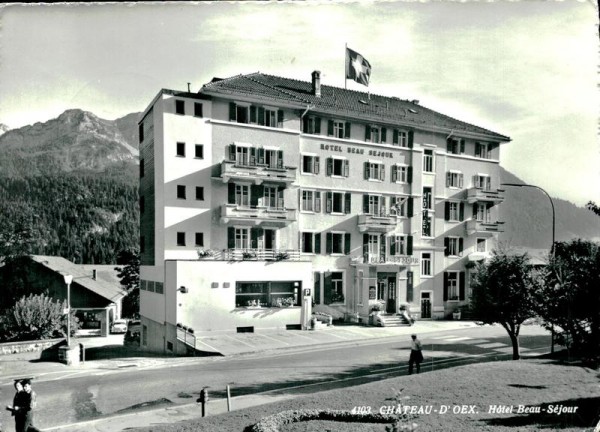 Chateau - D'Oex, hotel Beau - Séjour Vorderseite