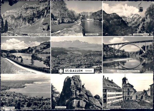 St. Gallen und Umgebung Vorderseite