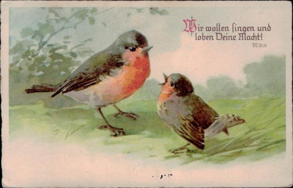 wir wollen singen und loben Deine Macht Vorderseite