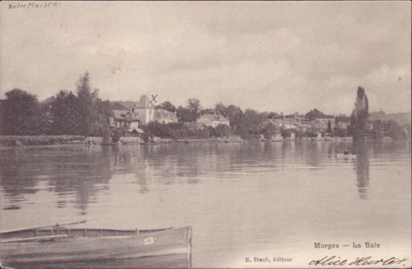 Morges - La Baie. 1907