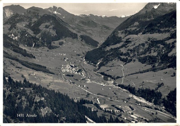 Airolo, Panorama Vorderseite
