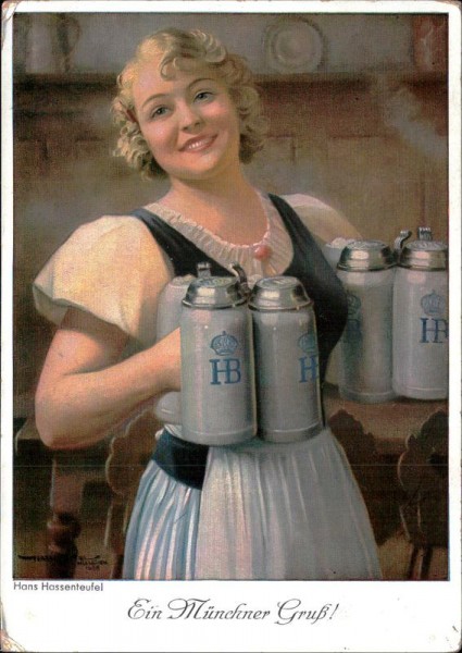 Ein Münchner Grüss Vorderseite