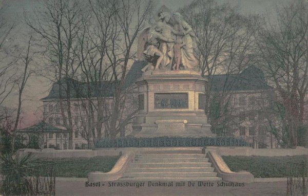 Basel, Strassburger Denkmal Vorderseite