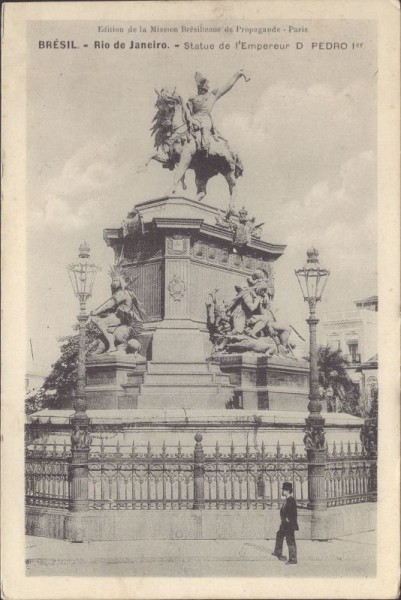 Rio de Janeiro, Statue de l'Empereur D. Pedro