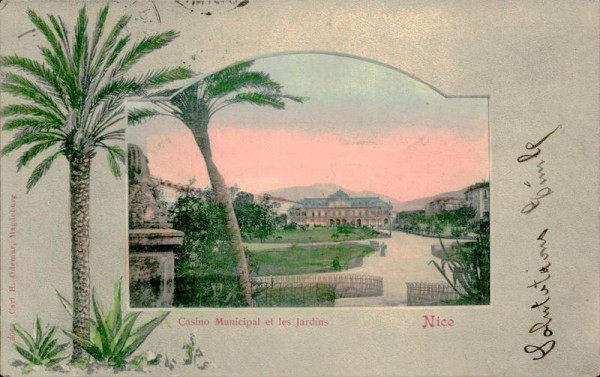 Casino Municipal et les Jardins,Nice Vorderseite