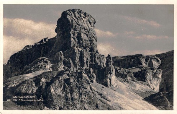 Märchenstöckli bei der Klausenpasshöhe Vorderseite