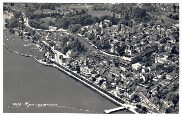 Nyon, Vue aérienne. Vorderseite