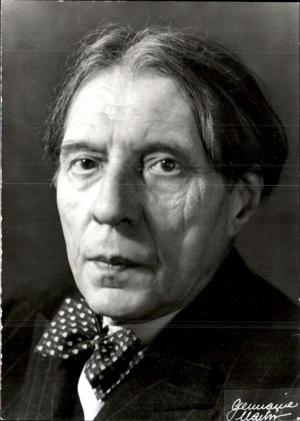 Alfred Cortot, Photo von Germaine Martin Vorderseite