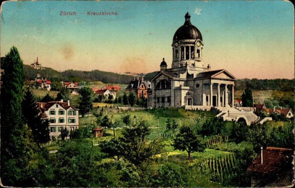 Zürich - Kreuzkirche. Vorderseite